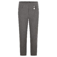 Zeco GB3039 Girls 2 Pocket Lycra Grey Trousers