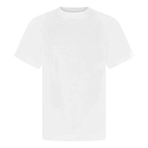 Our Lady's White PE Teeshirt with Logo